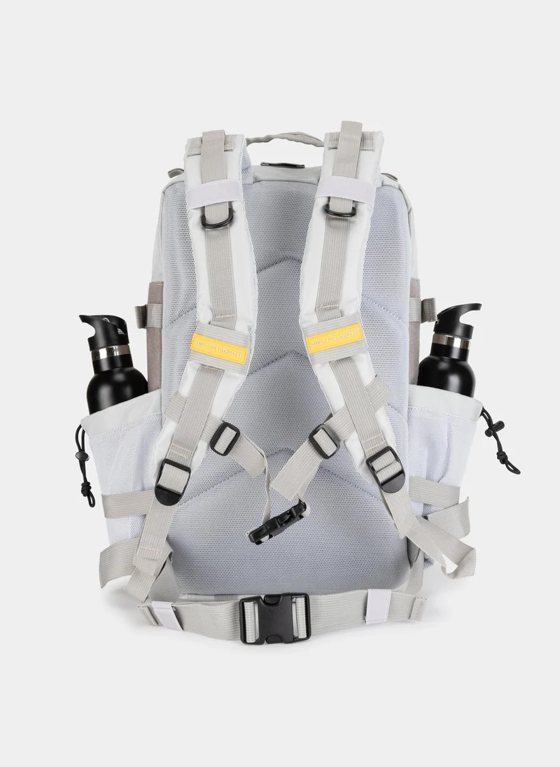 Built for Athletes  LARGE GYM BACKPACK BUILT FOR ATHLETES GREY YELLOW  | Best Price UAE